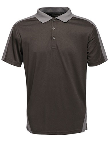 R-TRS174-Contrast Coolweave Polo